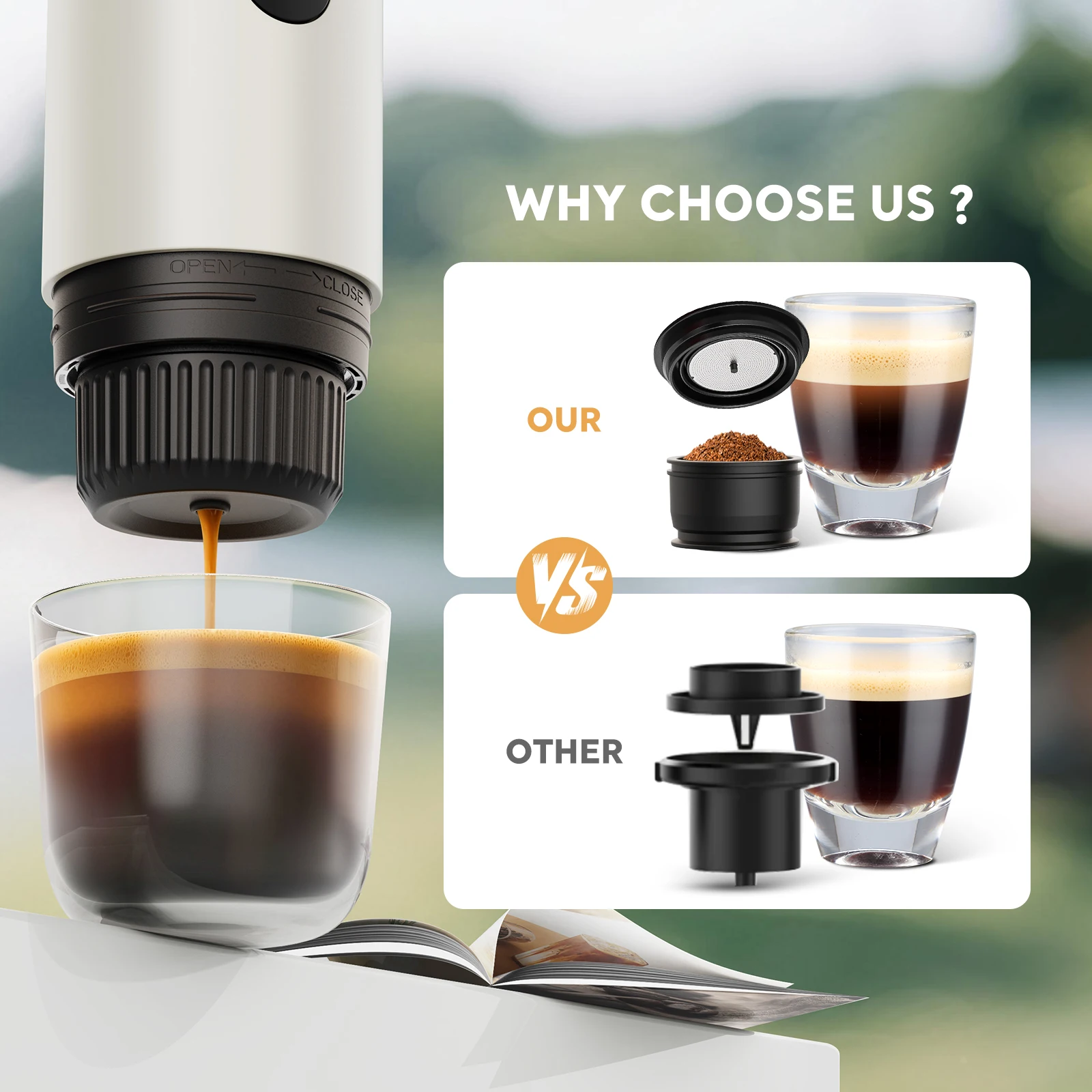 Brew by Bayti™ Portable Coffee Machine 3 in 1 - Image 3